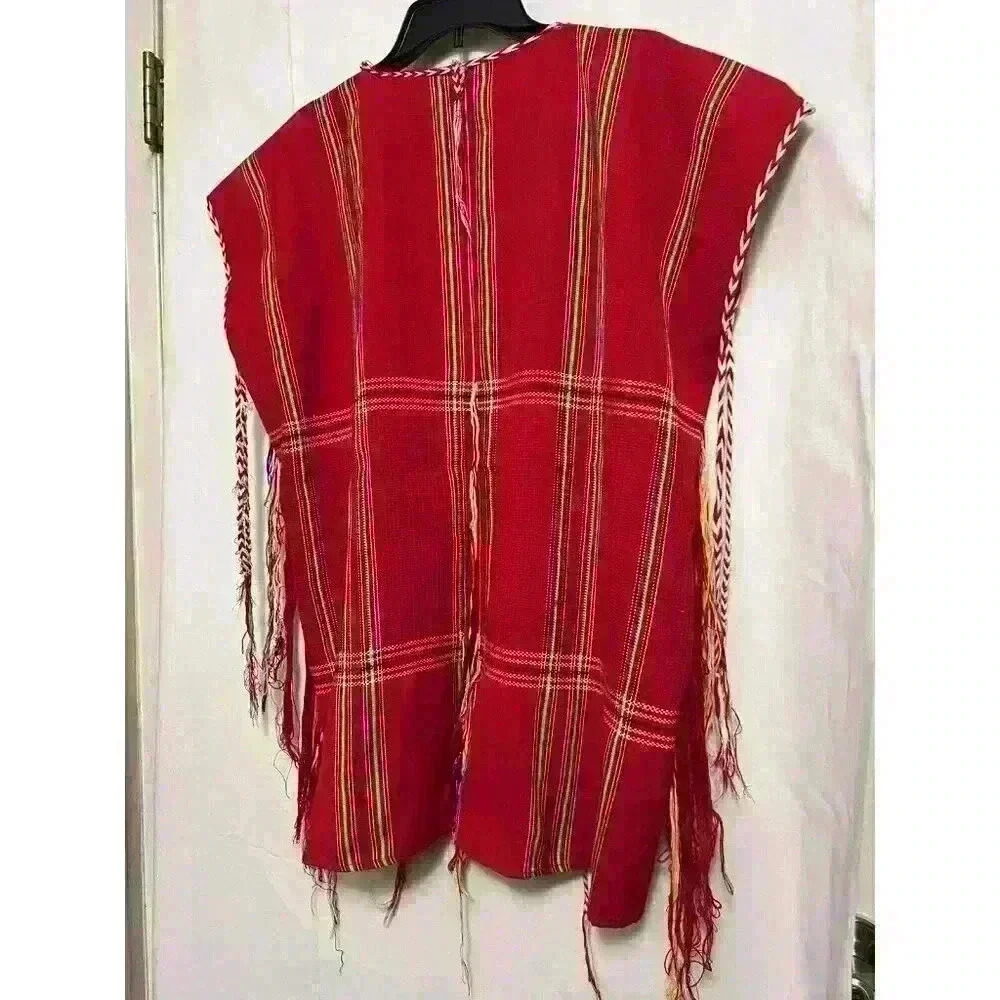 Thailand Karen Tribe Woven Vest Vintage Burma Chin Tribal Attire 0063 - Picture 6 of 9